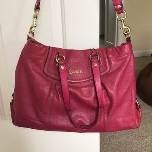 Pink Coach bag